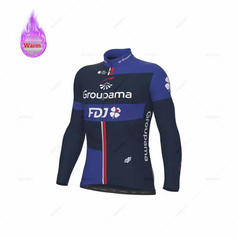 2026 Winter Thermal Fleece Cycling Jersey Set Sports Team Bike Suit Mountian Bicycle Clothing Ropa Ciclismo Invierno Hombre