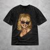 Casual Women Men RIP Dolly Parton Tee Shirt Washed Style T Shirts Outfits