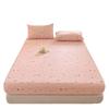 100% Cotton Fitted Sheet: Soft, Printed, Moisture-Wicking, Sweat-Absorbing, Anti-Static Mattress Protector
