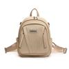 Women's new backpack leather large-capacity double backpack + backpack simple and versatile fashion solid color