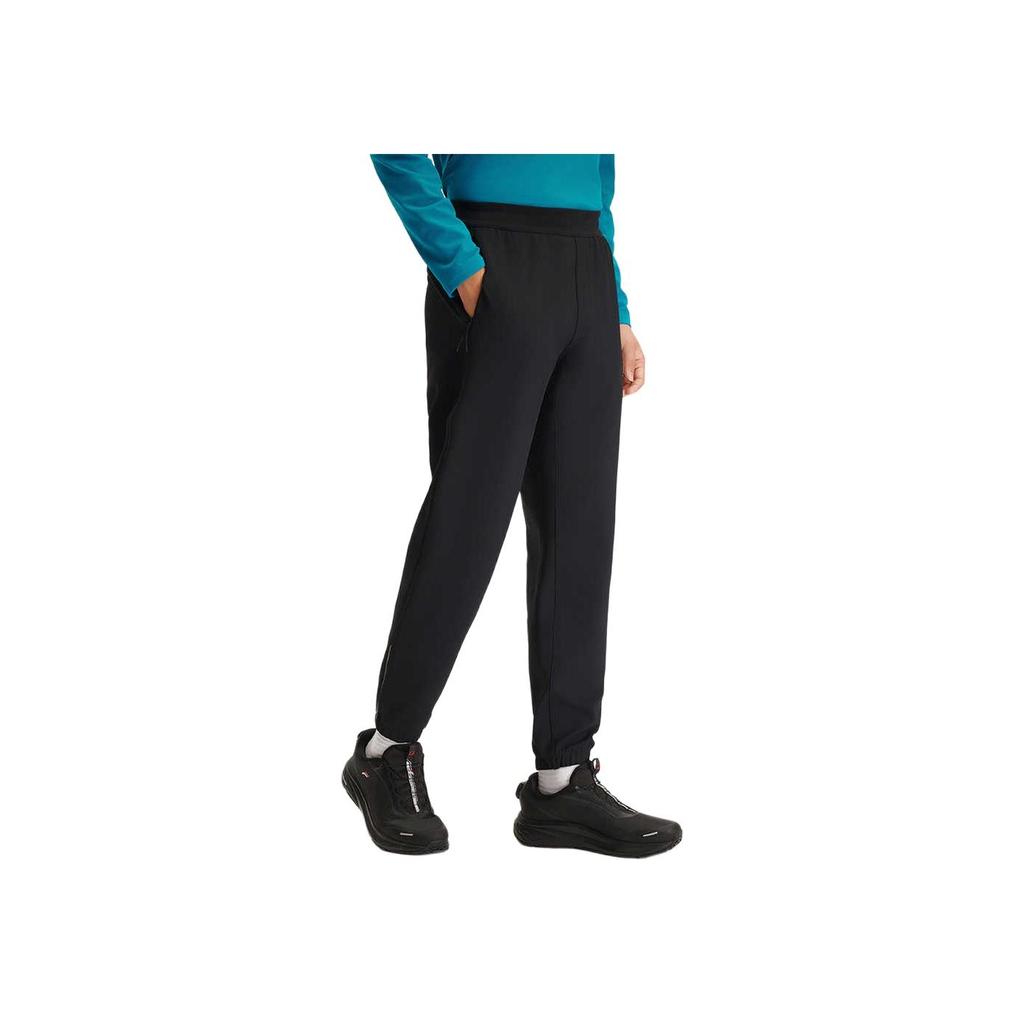 New FILA Knitted Sweatpants Men's Pitch Black A11M441605FBK