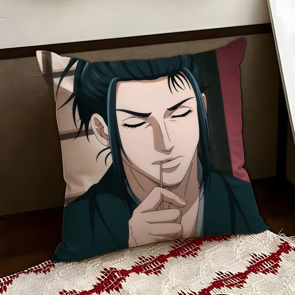 The Blue Wolves of animeMibu Cushion Cover Reversible Soft Durable Pillow Cover Home Car MultiScene Use for Daily Comfort