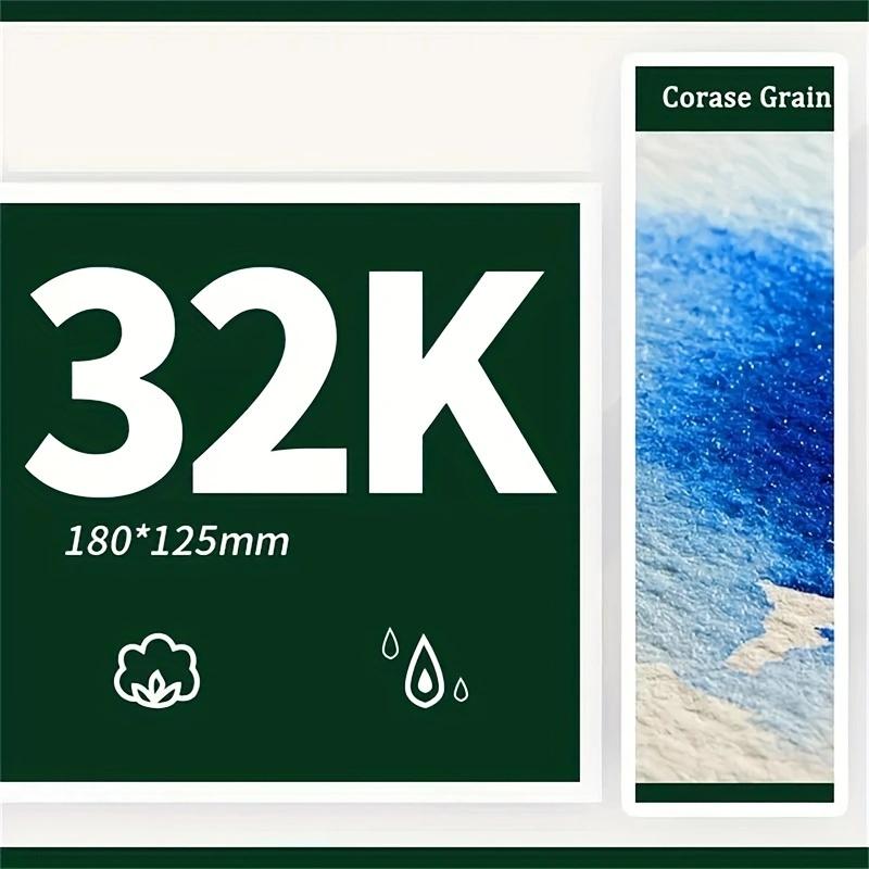 

20 листов 32K бумага для акварели 100% хлопок 4,9X7 бумага для акварели текстурированная поверхность акварель, без кислоты