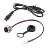 3 Pin Aviation Head Charging Hole 3 Pin Aviation Head Charger Plug Dustproof and Waterproof Design Charging Port Socket