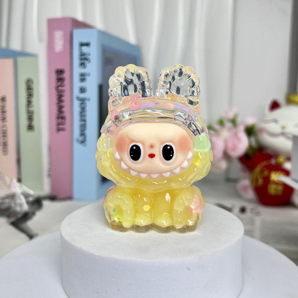 Labubu Oil Quicksand Blind Box DIY Cute Handmade Doll Ornaments