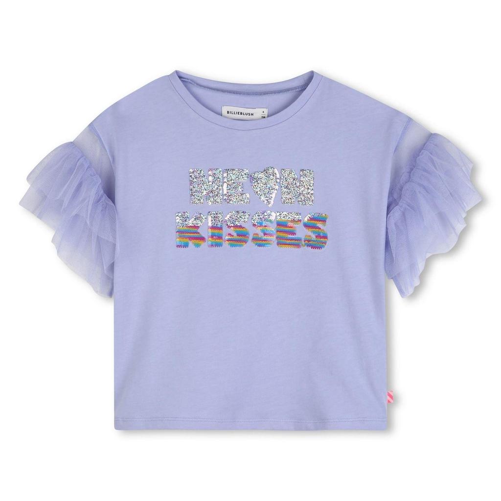 Billieblush Girls Ruffle T-Shirt