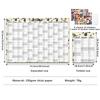 Layout Multicolore Planner Annuale 2027 Calendario Cartaceo Foglio Pianificatore Pianificazione Ufficio Domestico