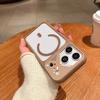 Yadun transparent B-ring magnetic mobile phone case is suitable for Apple 17PROMAX mecha wind lens anti-drop 16 personality 11