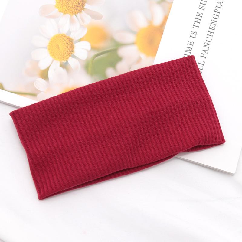 Women Solid Hairband Wide Hair Bands Elastic Headband Makeup Hair Hoop Yoga Vintag Headwrap Hairstyles Fashion Hair Accessories