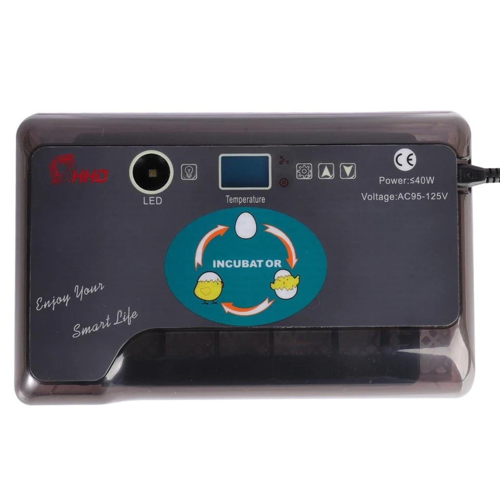 12 Egg Incubator Automatic, Digital Smart Incubator with Auto Turner & Temperature Control, for Hatching Chicken, Duck, Goose Eggs