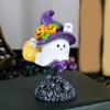 Ghost Figurine Cute Spooky Ghost Statue Home Sculpture With Spring For Living Room Entryway Bookshelf Themed Party Bedroom