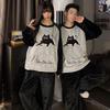 Autumn/Winter Flannel Pajamas: Cozy Round Neck Homewear for Youthful Men and Women