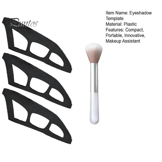 1/2/3Pcs Eyeshadow Assistant Guide Eyeliner Template Makeup Stencils for Eyes Eyeshadow Makeup Tool for Beginners
