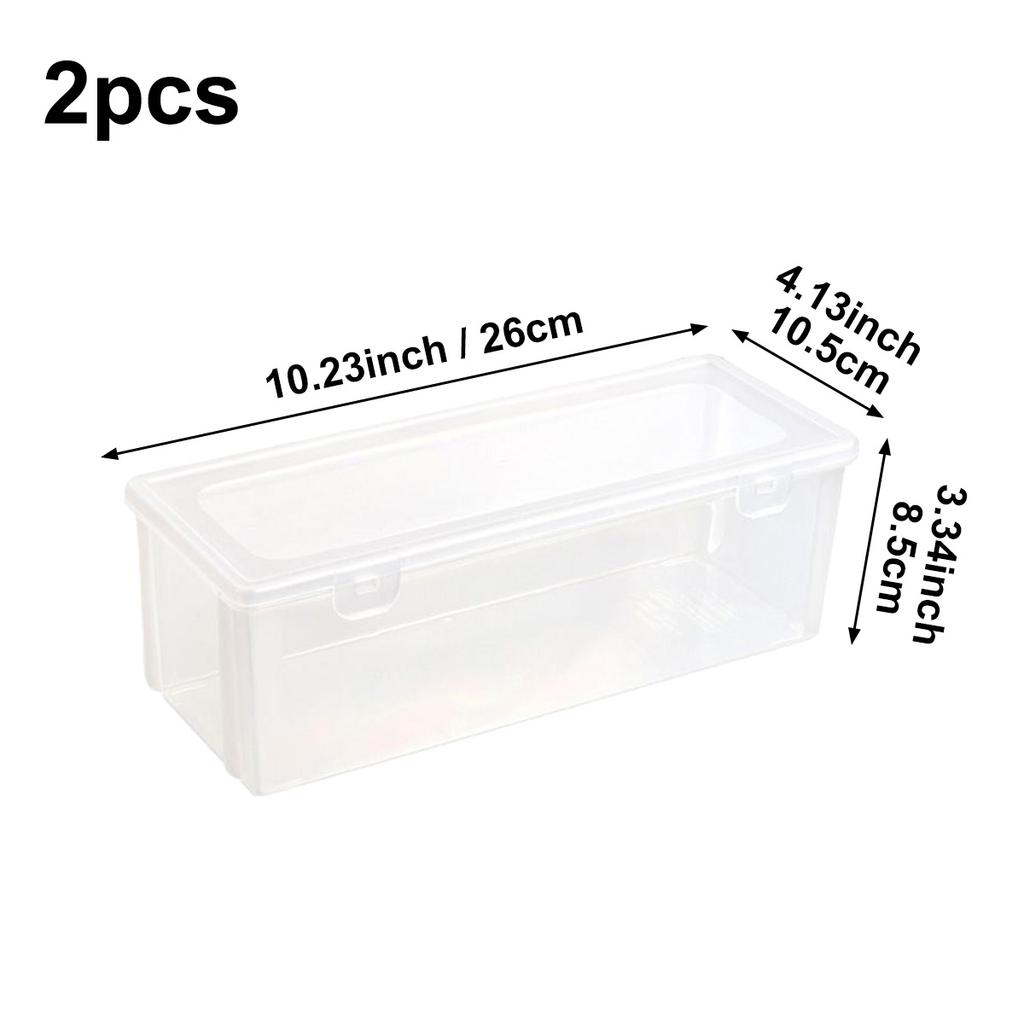 Transparent plastic storage box, desktop cosmetics, nail polish, lipstick shelf, office stationery and sundries storage box