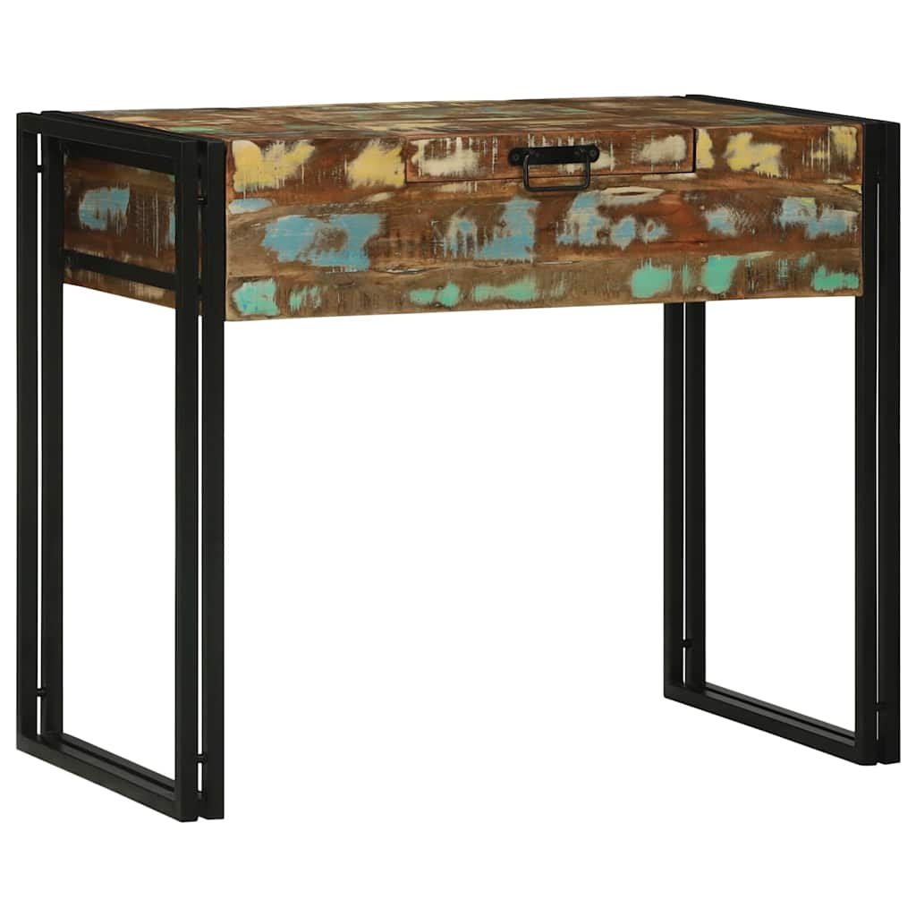 Bedroom Dressing Table Multi colored Solid Wood Reclaimed Wood