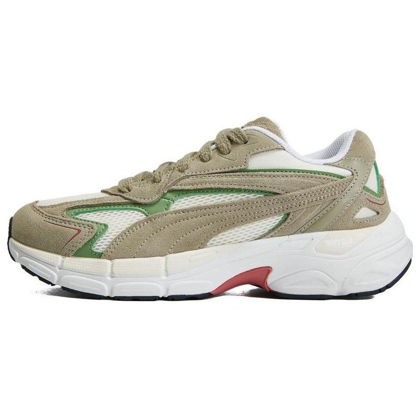 

Puma Tevaris Nitro Suede Minimalist Comfortable Sports Low-Top Lifestyle Shoes Unisex sneaker Green Gray 388774-14 38.5