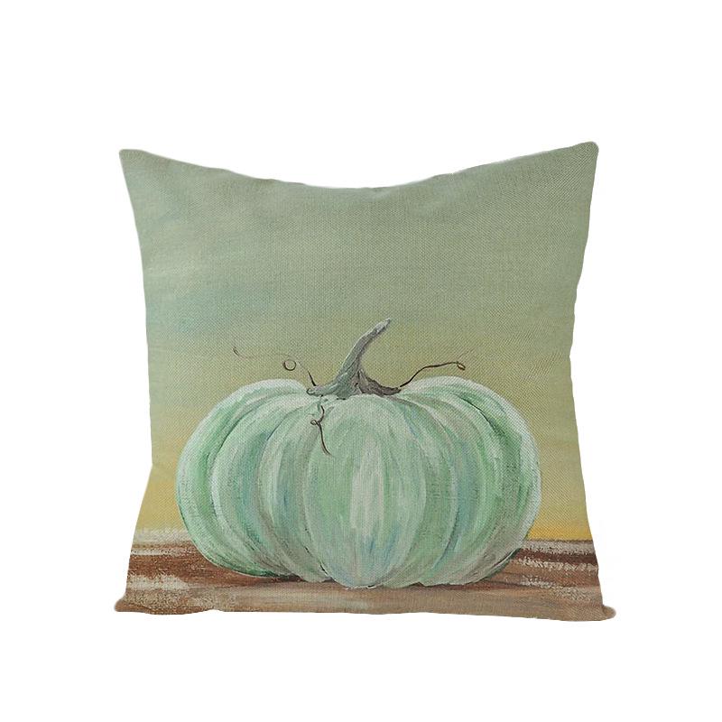 Home Thanksgiving Pumpkin Polyester Pillow Cover Home Sofa Pillow Cushion Cover