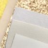 1 Set, Consisting of 6 Pieces of Artificial Leather Sheets with a Concave-convex Texture. It Is a Gold Series Leather Set (6 Pieces Per Set)