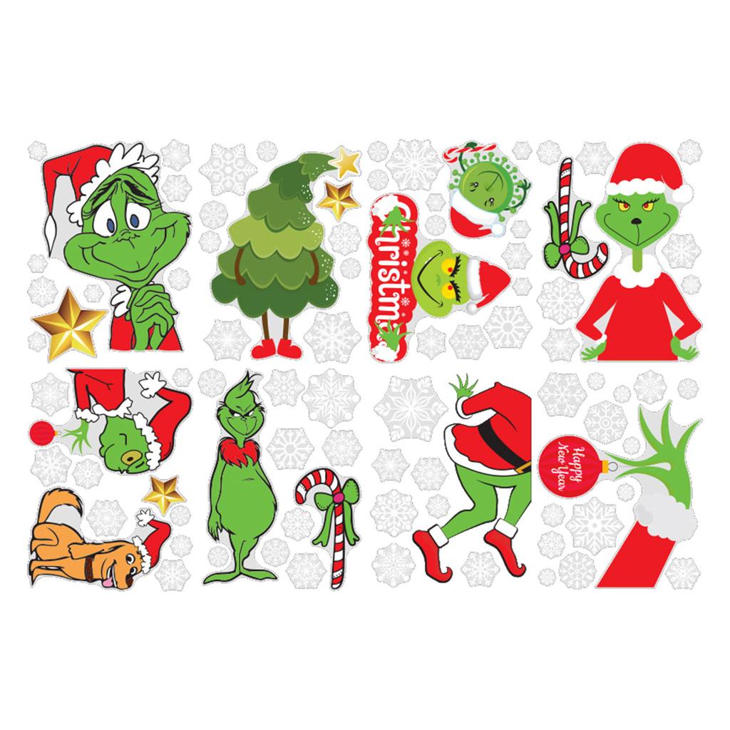 Window Stickers Christmas Window Stickers Festive Decoration Christmas Window Stickers For Home Shop Window Glass