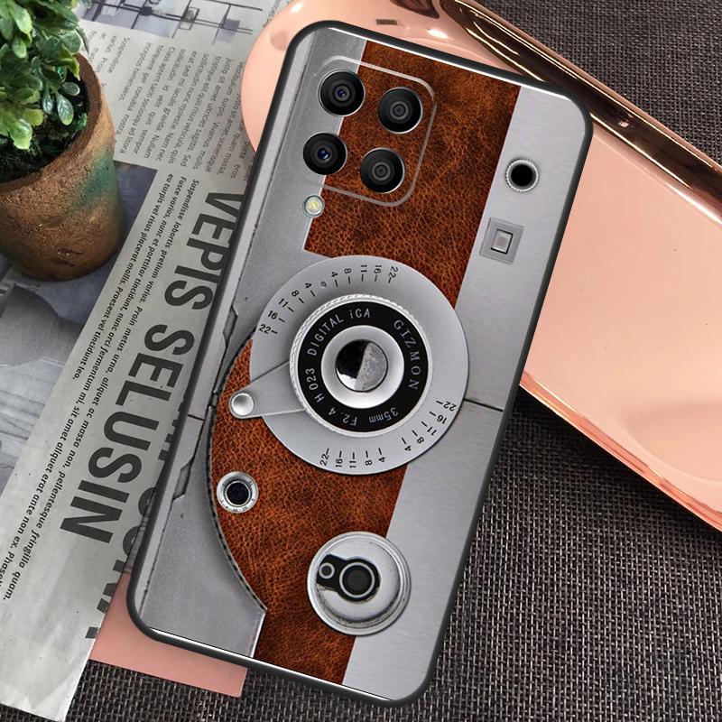 Vintage Retro Camera For Samsung Galaxy M34 M54 M14 M53 M33 M13 M12 M32 M52 M20 M15 M55 M21 M51 M30s M31s Case