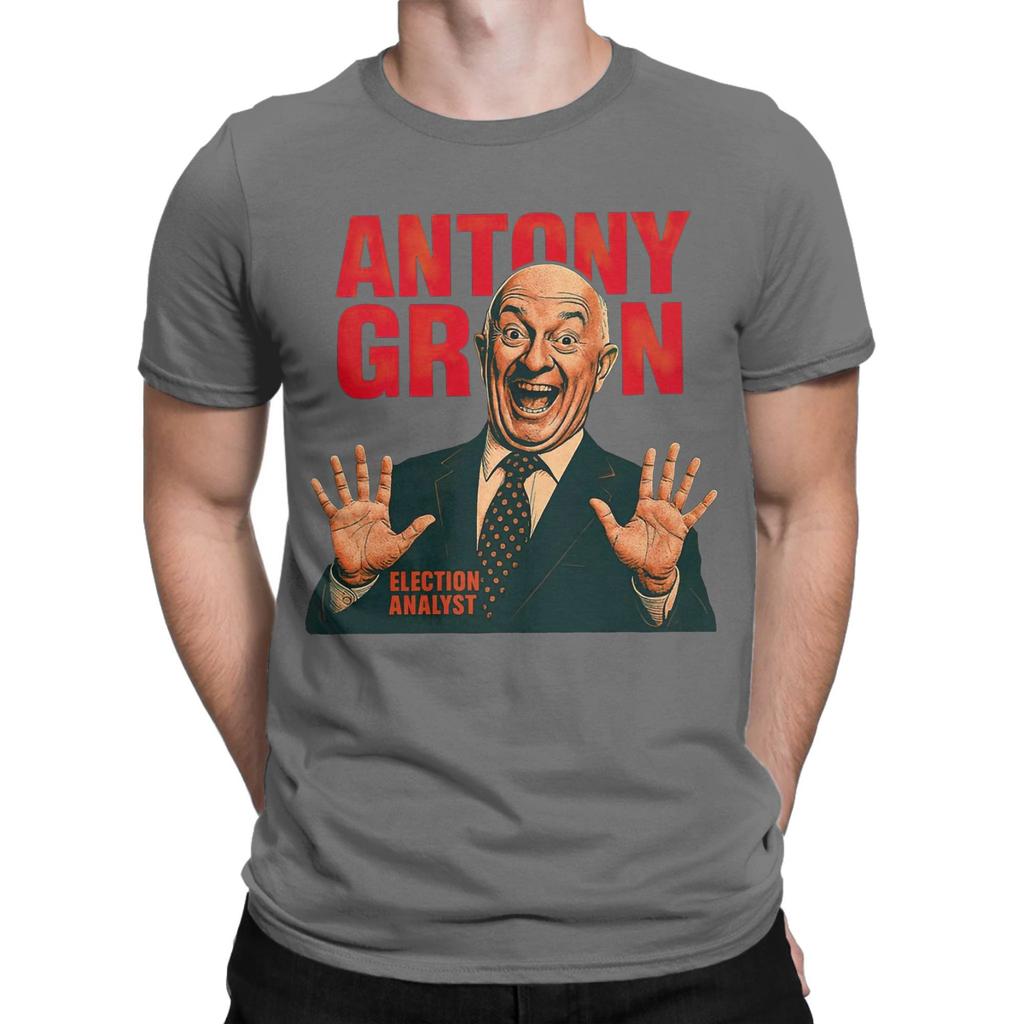 Men's Antony Green Vintage T Shirt  Pure Cotton Clothing Vintage Short Sleeve Crewneck Tee Shirt Unique T-Shirt