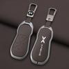 Zinc Alloy Leather Car Key Fob Cover Case for Xpeng Xpeng G6 P5 P7 G9 G3i P7i Key Case Car Remote Key Case Case