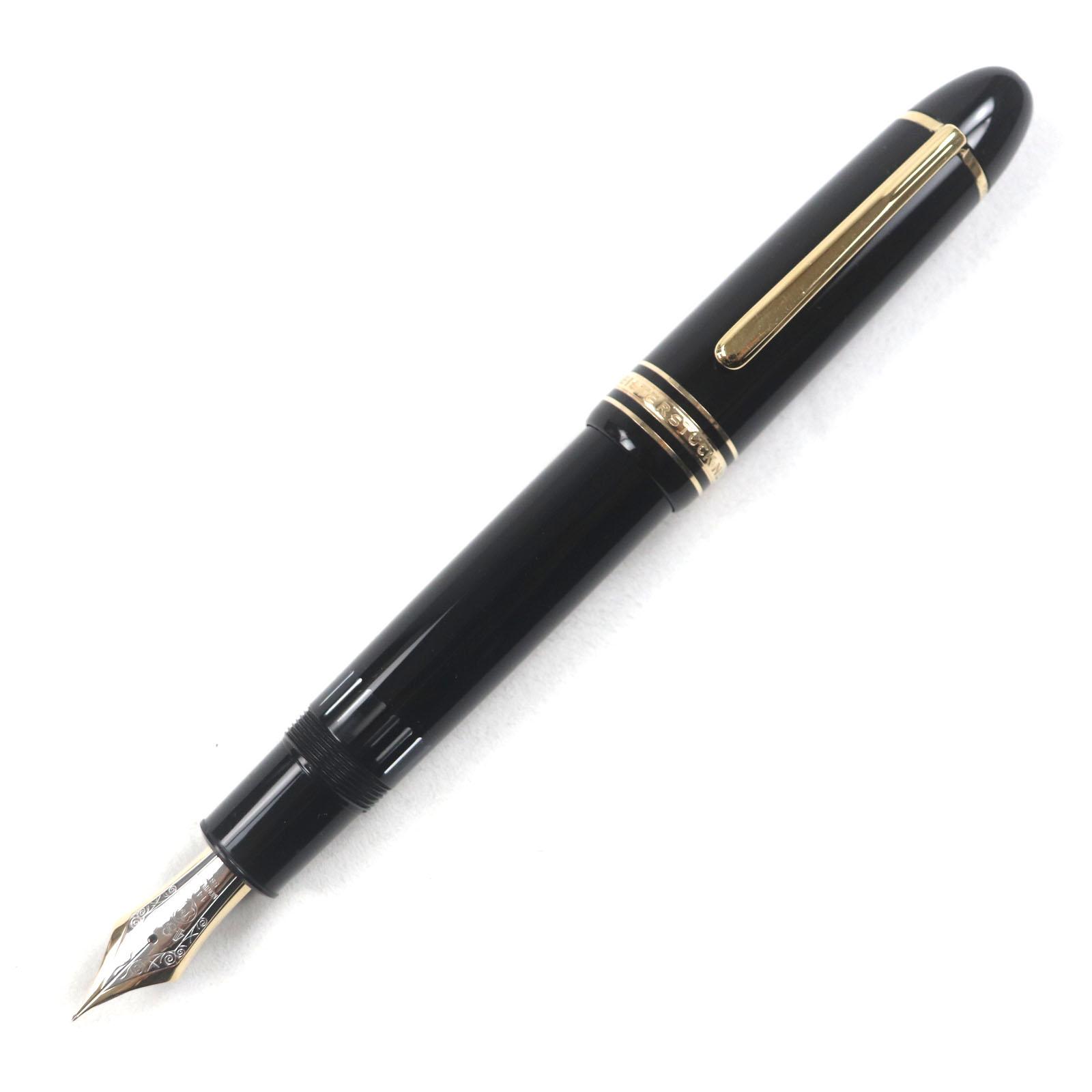 

Чудова ручка MONTBLANC Meisterstck 149 біла зірка Чорне золото 14K чоловіча Вживана