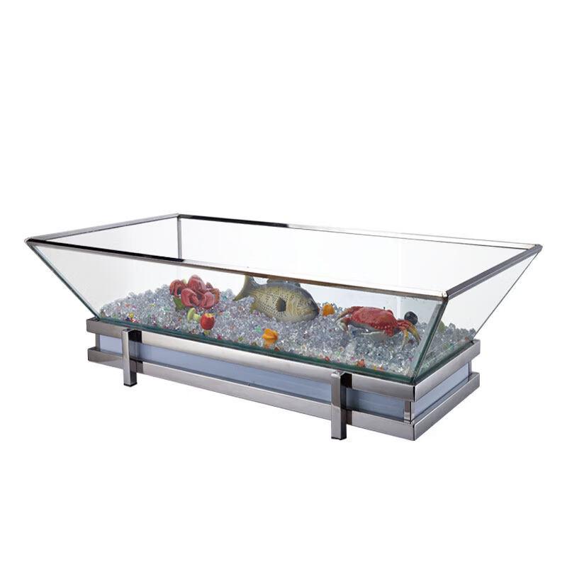 BOLIDOMI Tempered Glass Sashimi & Seafood Ice Platter
