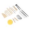 Clay Tools Kit Sculpting Tools Wooden Material Shaping Building Modeling Carving Accessories for Pottery Arts Craft