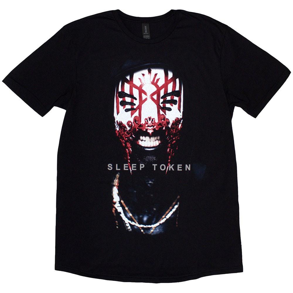 Мужская футболка Sleep Token Aford Mask X-Large Черная 4XL