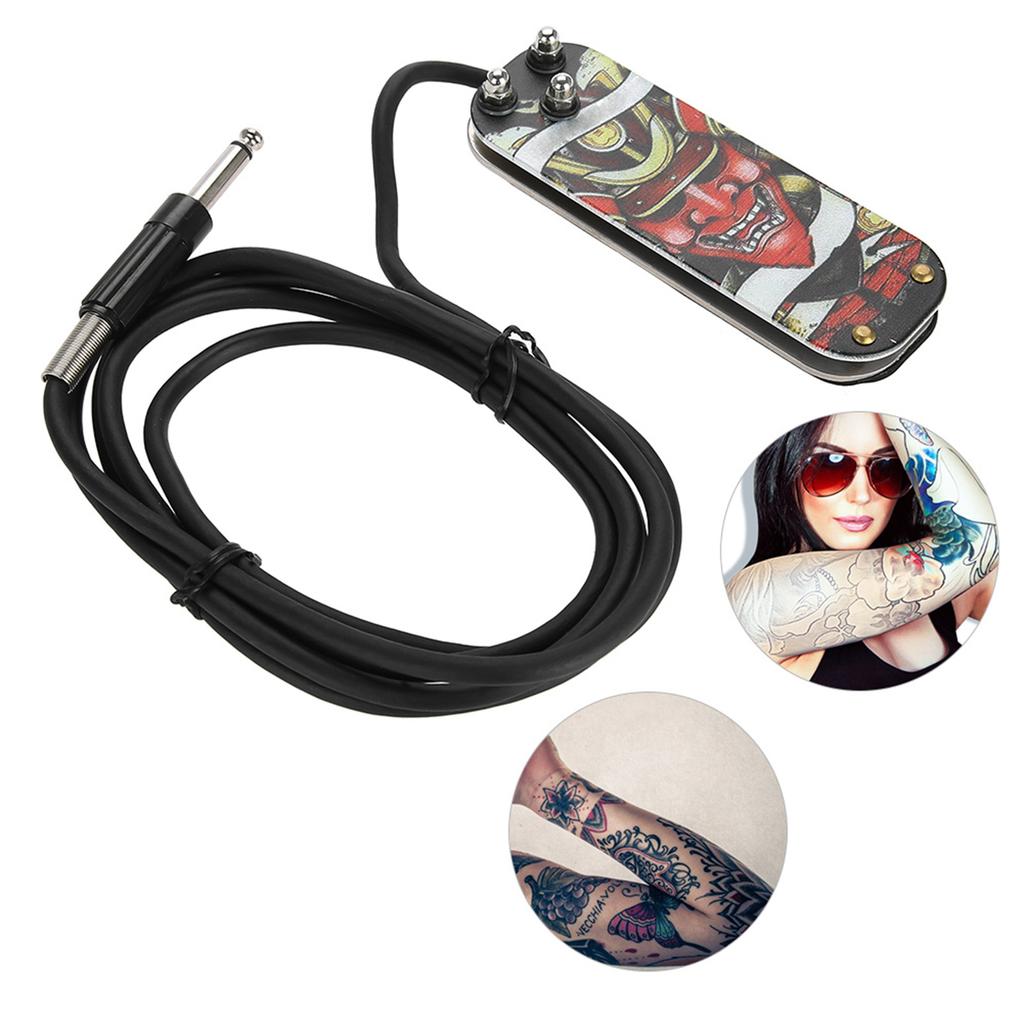 Stainless Steel Tattoo Foot Pedal Thickened Steel Foot Switch Tattoo Machine Power Supply