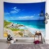 Nature Beach Scenery Art Tapestry Turtle Tapestry Wall Hanging Decor Backdrop Cloth Living Room Bedroom Home Decor Tapestries