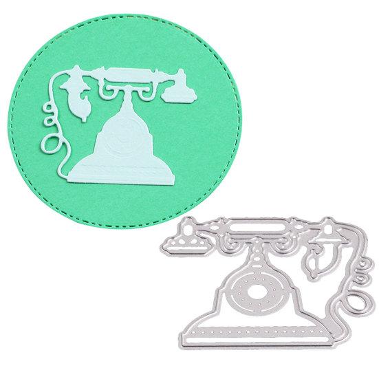 Ștanță de Tăiere Embosare Formă Telefon Șablon Artizanal DIY Matriță Scrapbook Decor