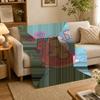 Art M-Mongmong Throw Blankets Soft Warm Flannel Blanket Bedding For Bed Living Room Home Sofa