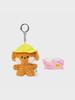 Line Friends Mini Minini School Jjokoni Plush Keychain
