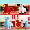 Chinese Zodiac Horse Plush Toy With Pp Cotton Filling For New Year Gifts And Collectors