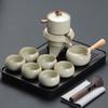 Ru Kiln Tea Set 2025 New Lazy Man Automatic Tea Artifact High-grade Light Luxury Drinking Brewing Tea Special Teapot