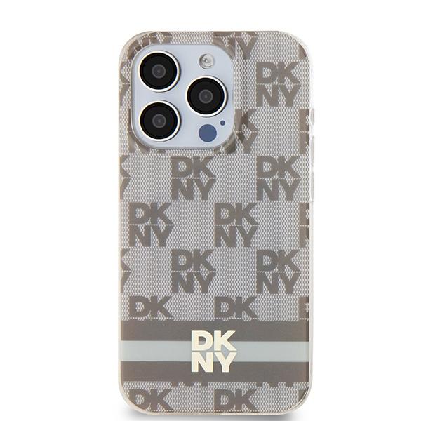 Dkny Dkhmp14Xhcptse Iphone 14 Pro Max6.7 Beżowy/Beige Hardcase Iml Checkered Mono Pattern & Printed Stripes Magsafe