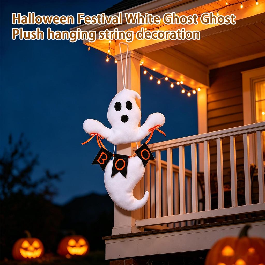 Halloween Plush Hanging Garland Decor for Indoor Party Decorations