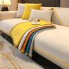 High-End Light Luxury Sofakissen, Rutschfest, High-End Sofaüberwurf, All-Inclusive, Nordisch Schlichte Sitzkissenbezüge, Universell für alle Jahreszeiten