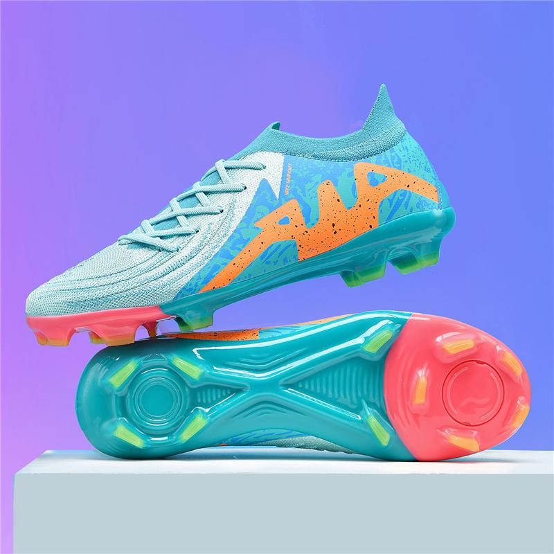 New Men Football Boots Grass Cleats Indoor Adult Soccer Shoes Non-Slip Boys Adult Futsal Sport Ultralight Turf Comfortable