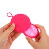 Cutie de disc menstrual reutilizabilă din silicon Igienă feminină Produse de îngrijire pentru femei Perioada Colector menstrual Husă din silicon pentru sănătatea femeilor