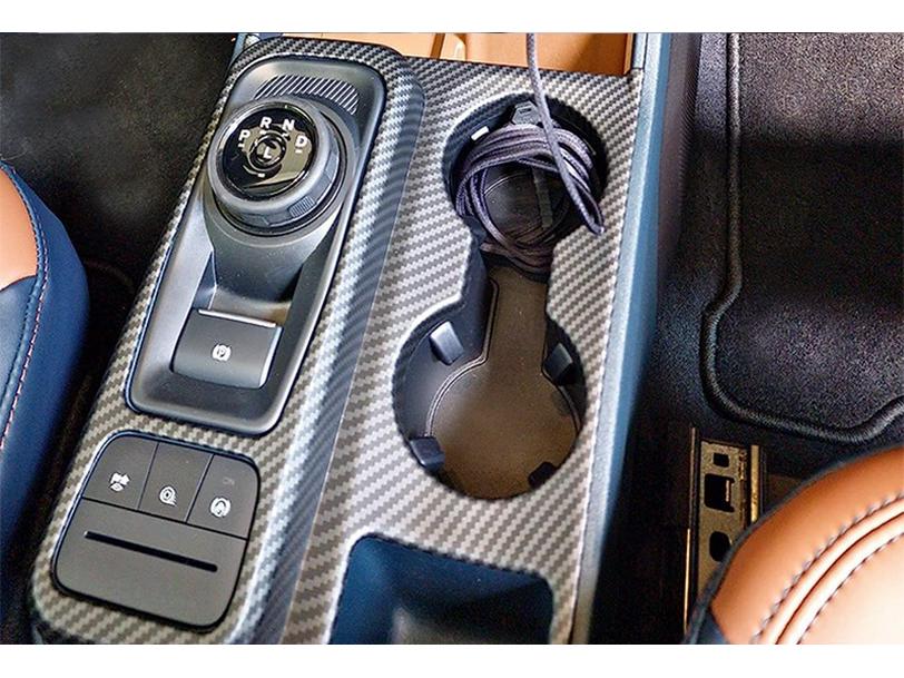 Carbon Fiber Window Switch Trim for Ford Maverick 2022-2024
