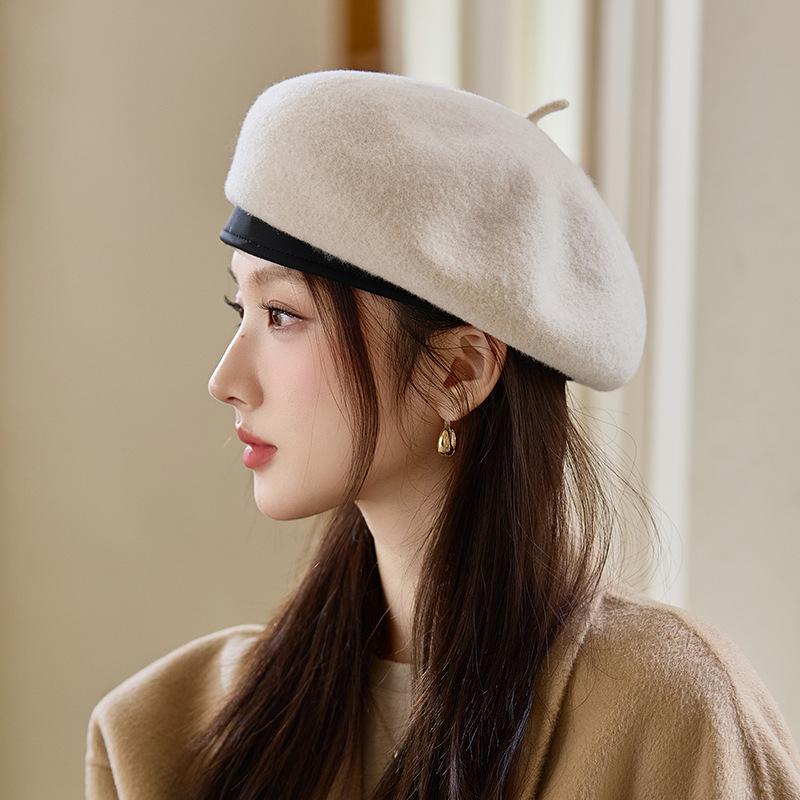 Retro Woolen Beret, Windproof and Warm In Autumn and Winter, Literary and Artistic Painter Hat