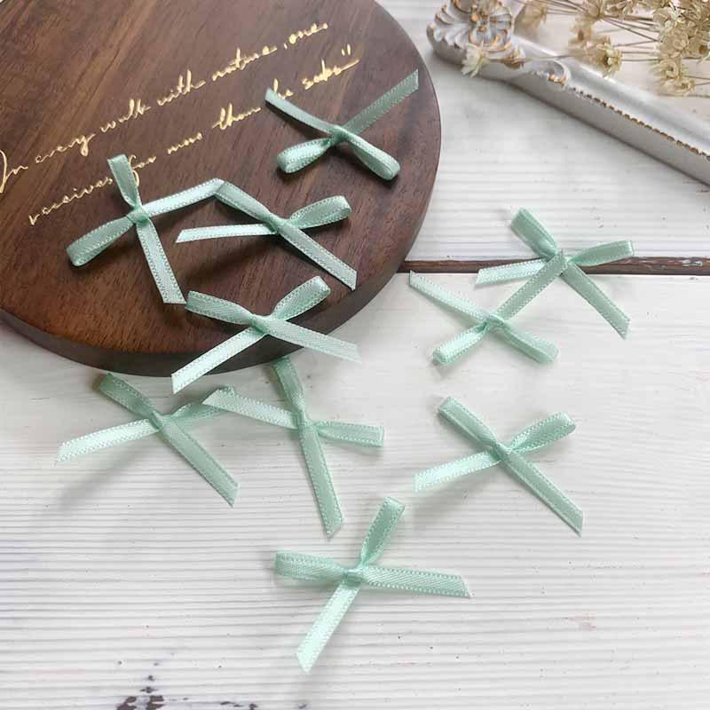 Adorno de Encaje con Lazos de Cinta de 0,3 cm para Accesorios de Ropa Lolita