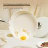 Velosan Pebble White Non-stick Wok and Frying Pan Set