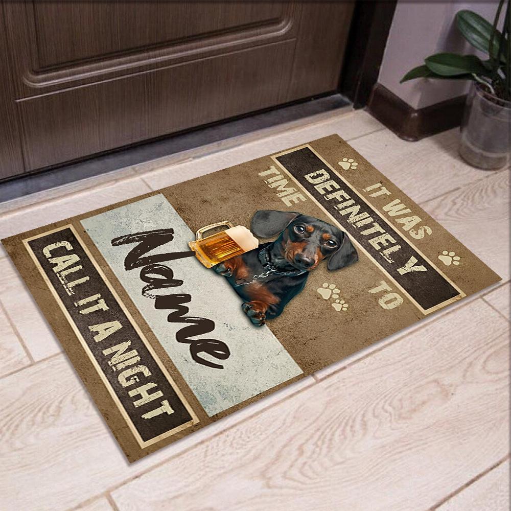 Custom Name Dog Printed Carpet,Rug for Office Chair Living Room Bedroom Kitchen Room Decor Gifts.