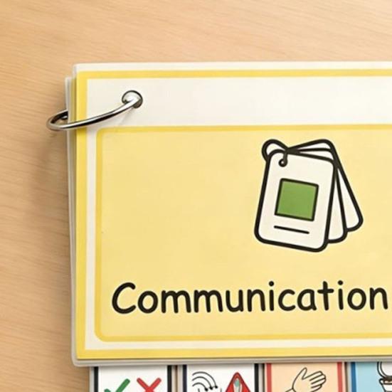 Basic Needs Communication Cards Set Visual Aid Flash Cards for Non-Verbal Speech Delay Portable Picture Exchange System for Special Education