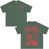 New Style Tee Washed Vintage TV Play Dexter Morgan T-shirts Unisex Women Casual Oversized TShirts Unisex's High Quality Cotton T-shirt