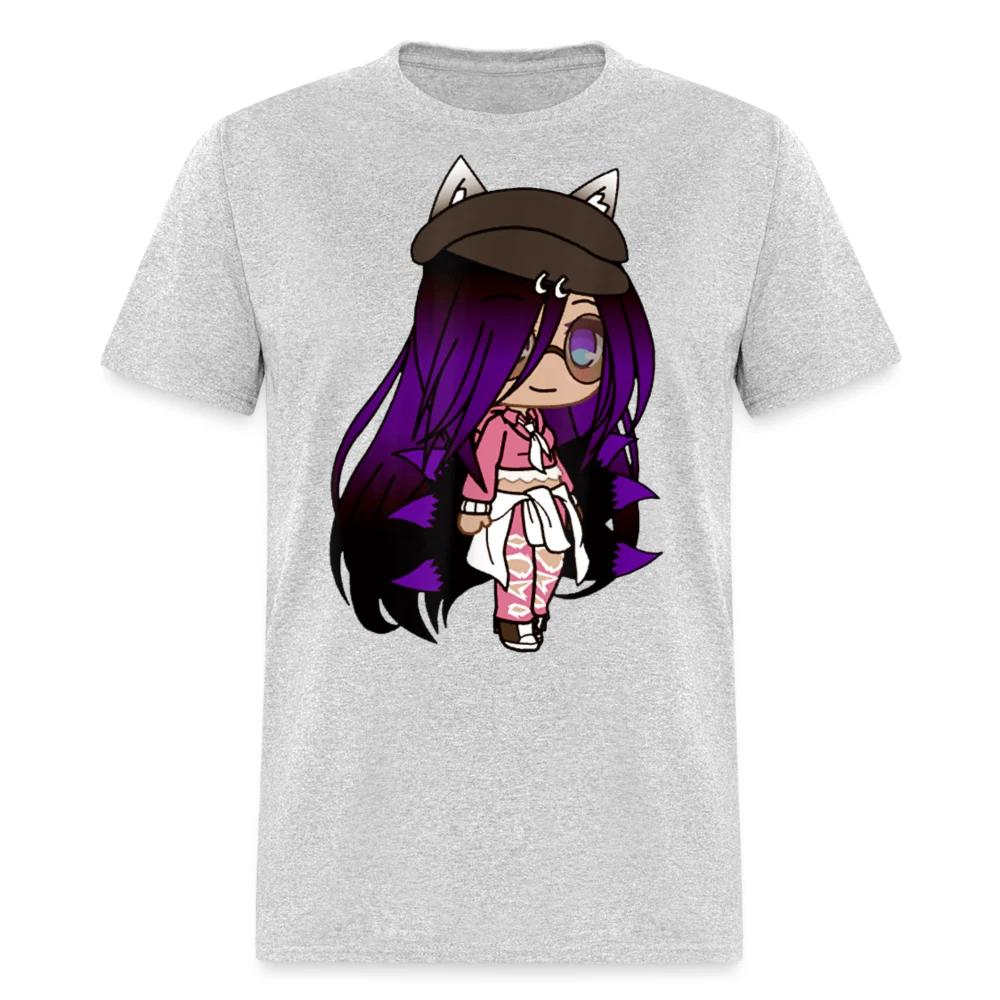 Cute Chibi shirt style Kawaii Anime Girl with Fox Ears and Tails T-Shirt XL